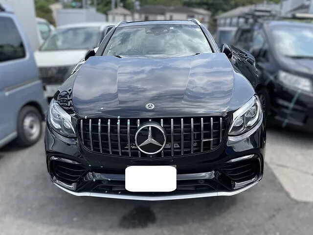 ベンツGLC AMG フロント大破の事故修理｜純正部品交換と塗装｜横浜市都筑区 ケービーエス
