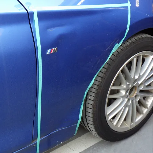 BMW 2シリーズクーペ右フロントフェンダーの板金塗装・事故修理｜横浜市都筑区 ケービーエス