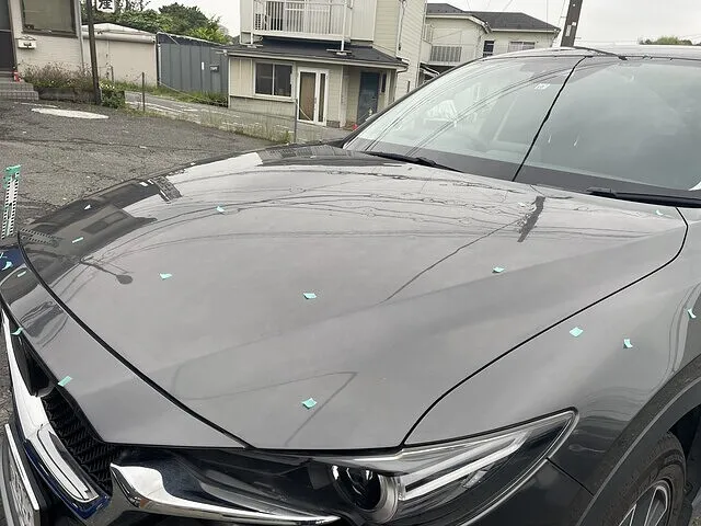 マツダ CX-5 多数のへこみを板金塗装で修復・46G オールペイント｜横浜市都筑区 ケービーエス