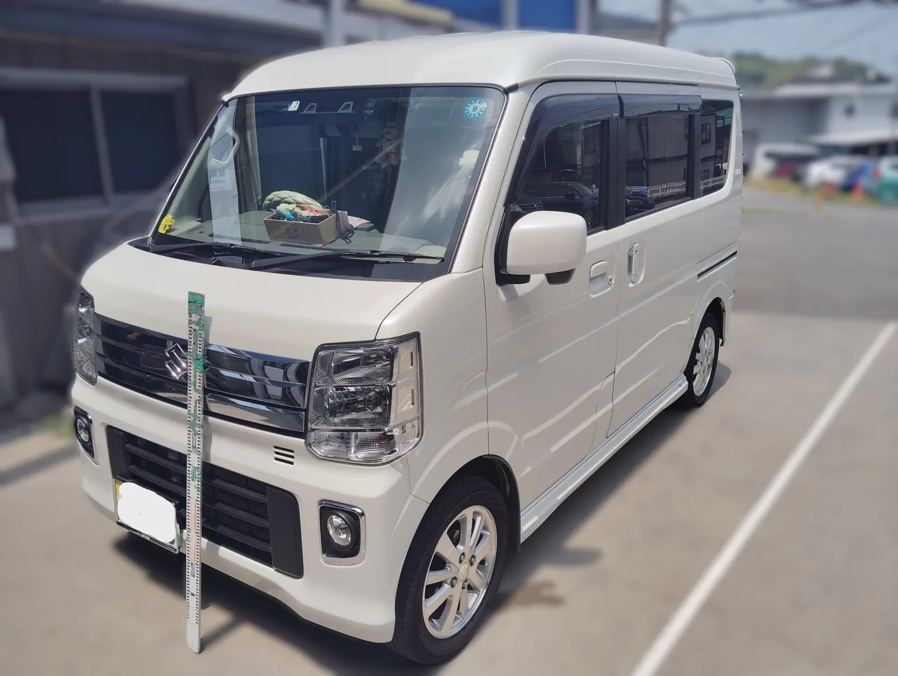 エブリイ 左スライドドアとクォーターの引き出し板金｜横浜市都筑区 ケービーエス