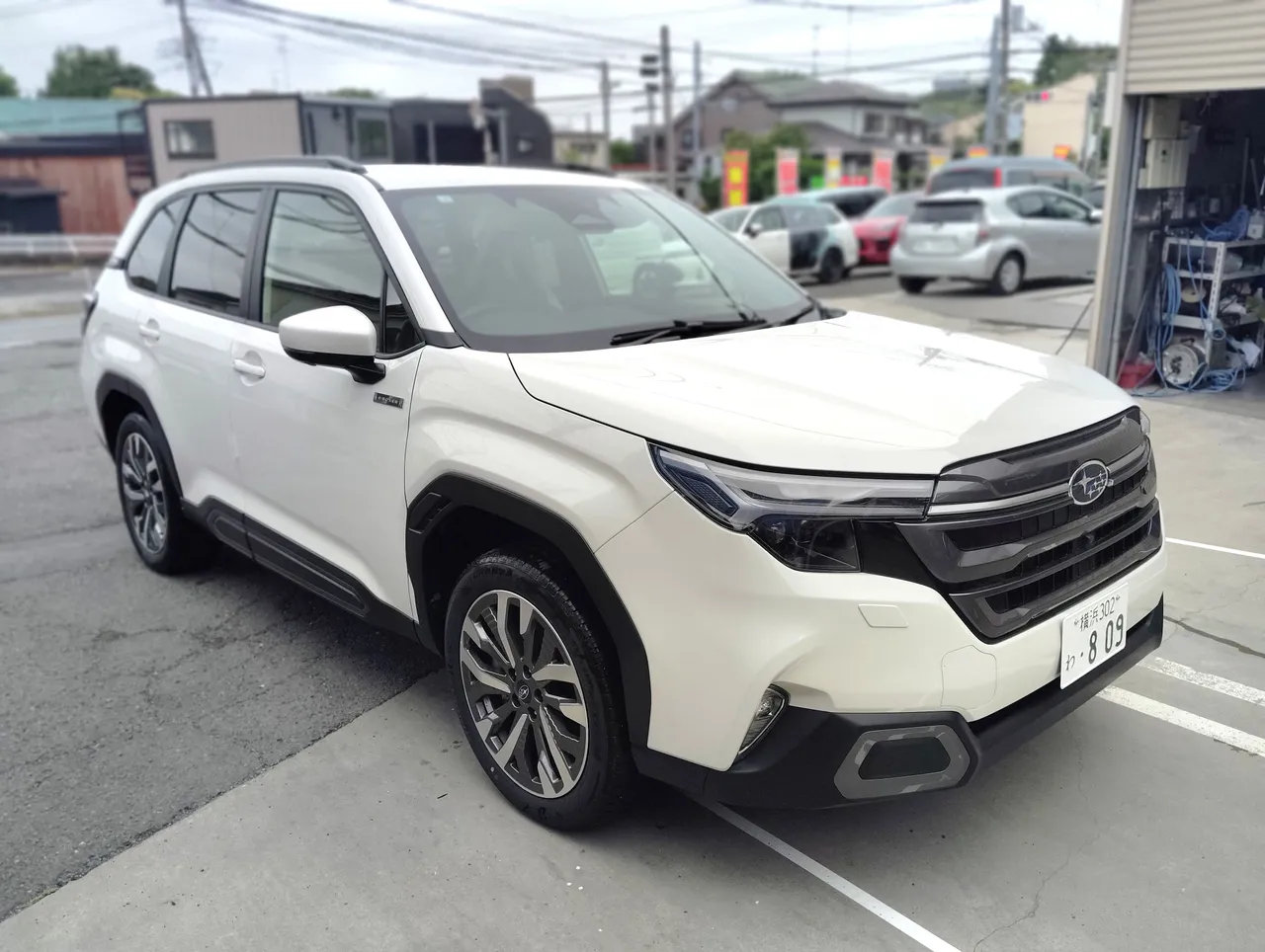 スバル 新型フォレスター ハイブリッド4WD 事故代車 横浜市都筑区 ケービーエス